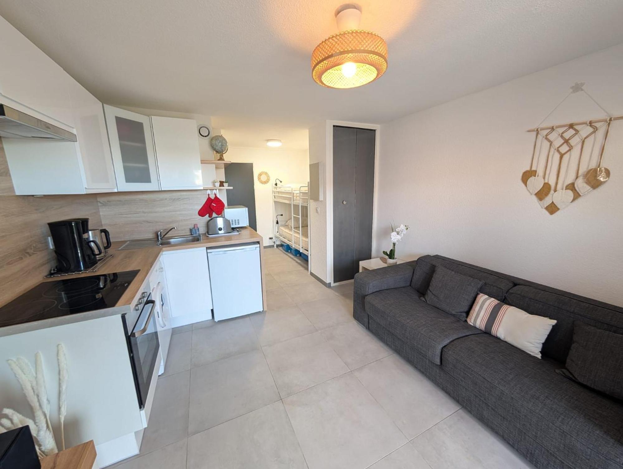 Studio Cabine 4 Personnes Cap D'Adge Agde Ngoại thất bức ảnh